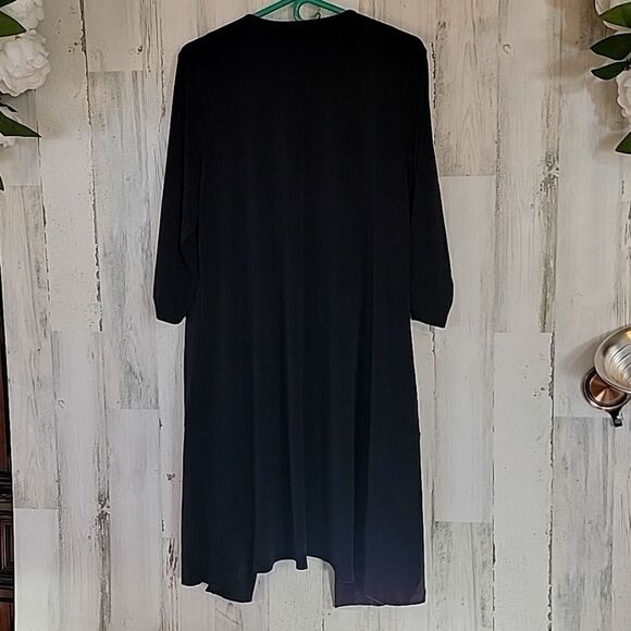 T. Tahari Black Duster - Picture 12 of 16